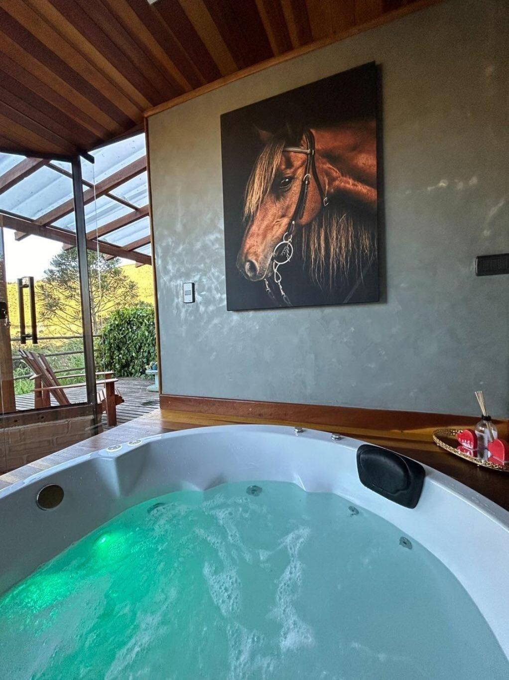 Villa Refugio Horse Santo Antônio do Pinhal Exterior foto